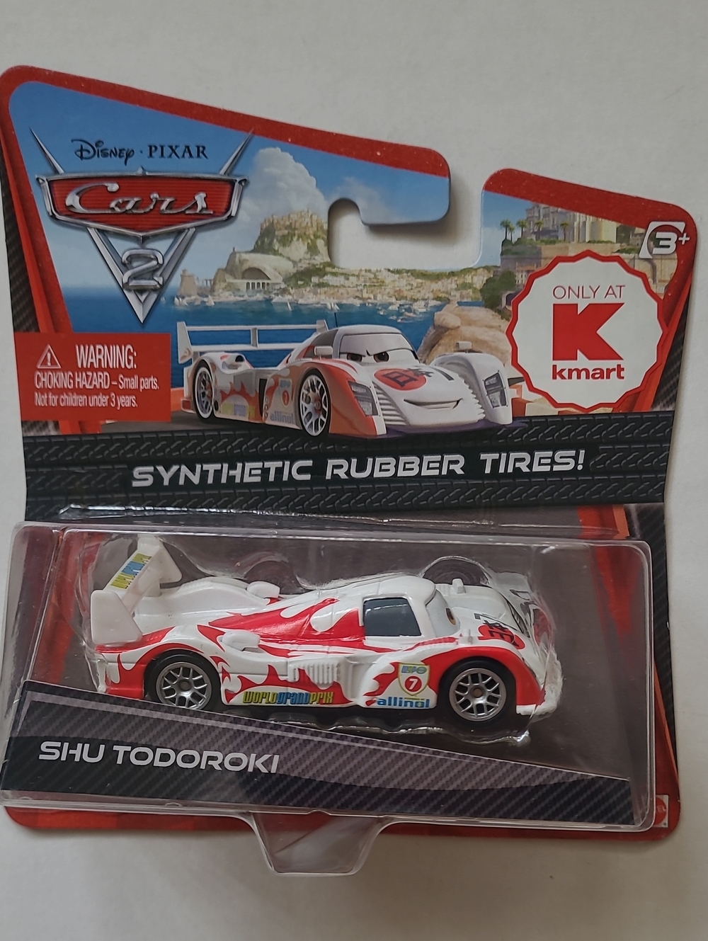 Disney / Pixar Cars Cars 2 Synthetic Rubber Tires Shu Todoroki Exclusive Diecast